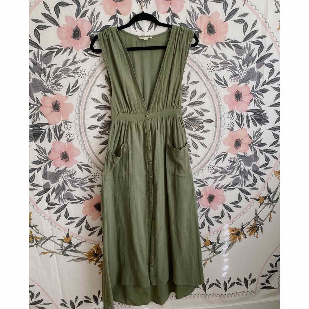 Billabong | Olive Green Maxi dress